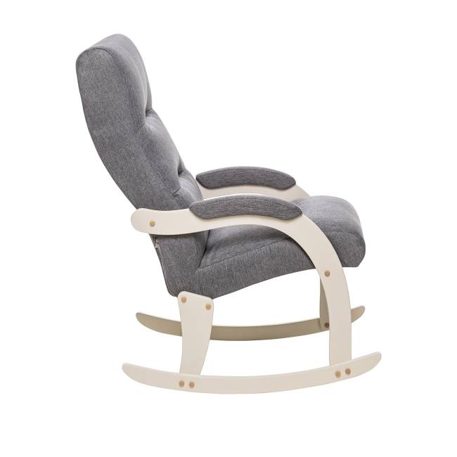 Кресло-качалка Leset Дэми Слоновая кость Malmo 90 (серый) Кресло-качалка Leset Дэми Слоновая кость Malmo 90 (серый)