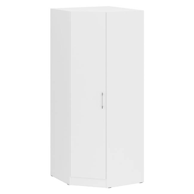 Кровать белая двуспальная 1800 с угловым шкафом Стандарт цвет белый