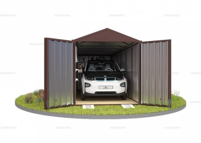 Хозблок SKOGGY секционный с двускатной крышей 6 х 2 м, шоколадный Хозблок SKOGGY секционный с двускатной крышей 6 х 2 м, шоколадный