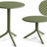 Стол пластиковый обеденный Step + Step Mini агава Ø605х400-765 мм