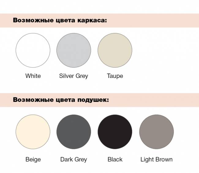 Комплект пластиковой мебели Mykonos XL белый, бежевый