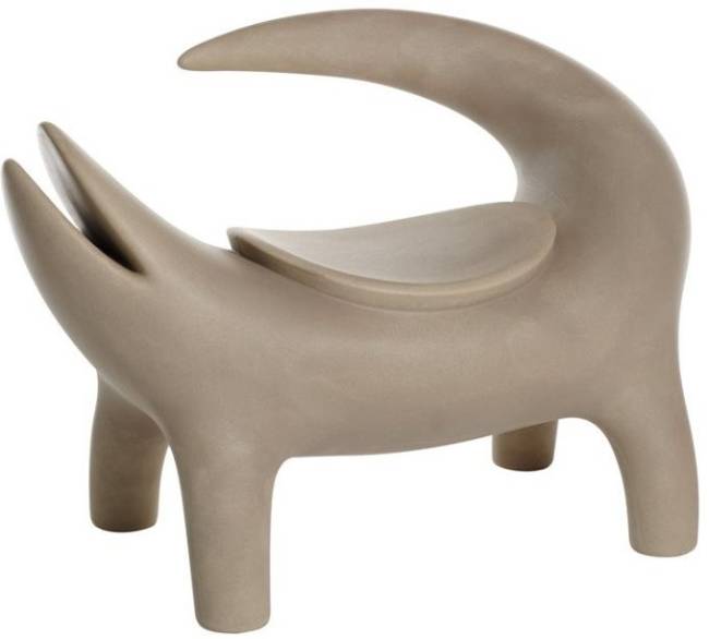 Стул из биопластика Kroko Special песок Сахары 1100х600х740 мм