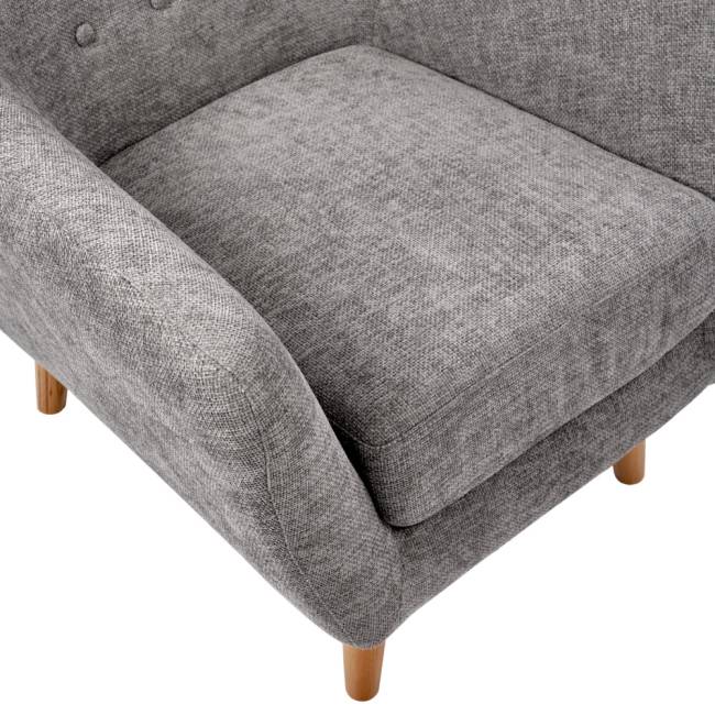 Кресло Picasso серый, шенилл