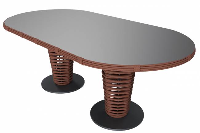 MOKKA MAJORCA стол обеденный, цвет капучино MOKKA MAJORCA стол обеденный, цвет капучино