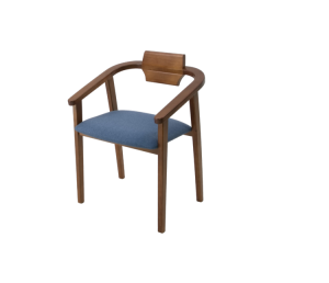 Стул-кресло Челси ПМ орех синий