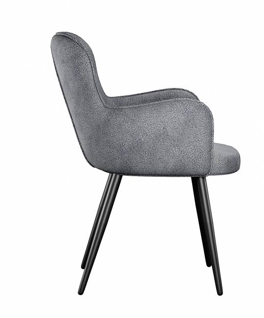 Стул DikLine 503 поворотный SB6 св.сер, ножки черные