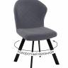 Стул DikLine 339 поворотный B28 ANTRACITE, ножки черные