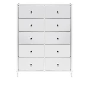 Комод Leset Хайди 10 ящиков Белый Белый
