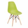 Стул CINDY (EAMES) (mod. 001) / 1 шт. в упаковке дерево бук/металл/сиденье пластик, 51x46x82.5см, оливковый 66012