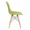 Стул CINDY (EAMES) (mod. 001) / 1 шт. в упаковке дерево бук/металл/сиденье пластик, 51x46x82.5см, оливковый 66012