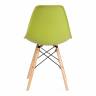 Стул CINDY (EAMES) (mod. 001) / 1 шт. в упаковке дерево бук/металл/сиденье пластик, 51x46x82.5см, оливковый 66012
