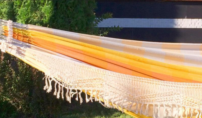 Гамак двухместный SUN FLOWER желтый mixed