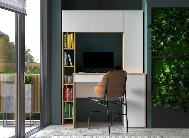 Стол компьютерный Комфорт 12.71 цвет дуб сонома/белый Стол компьютерный Комфорт 12.71 цвет дуб сонома/белый