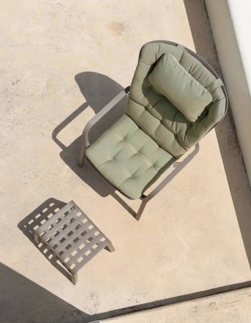 Подушка-подголовник для лаунж кресла Folio зеленый 465х290х70 мм