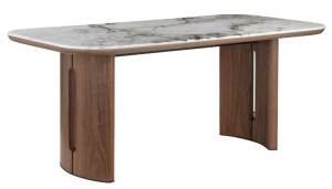 Стол BARK 180 цвет CA035, керамика / Орех, ®DISAUR