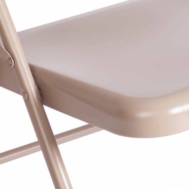 Стул складной FOLDER (mod. 3023(II)) металлический, 46,5 x 48 x 75, 7-beige (Комплект из 6 шт.) бежевый Стул складной FOLDER (mod. 3023(II)) металлический, 46,5 x 48 x 75, 7-beige (Комплект из 6 шт.) бежевый