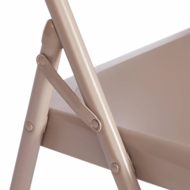 Стул складной FOLDER (mod. 3023(II)) металлический, 46,5 x 48 x 75, 7-beige (Комплект из 6 шт.) бежевый Стул складной FOLDER (mod. 3023(II)) металлический, 46,5 x 48 x 75, 7-beige (Комплект из 6 шт.) бежевый