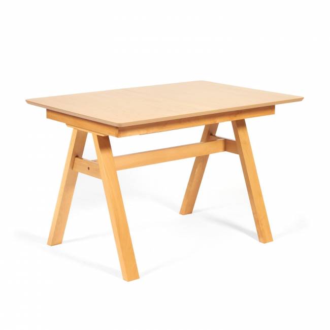 Стол раскладной Ricco (Рикко) основание бук, столешница мдф, 80x120+40*75см, Натуральный Натуральный основание бук, столешница мдф