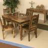 Стол Бомбей 0390-135 палисандр, 135*90*76, натуральный (natural) Natural (натуральный) палисандр