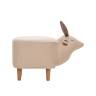 Пуф Leset Оленёнок V18 бежевый, компаньон V23 молочный шоколад Бук