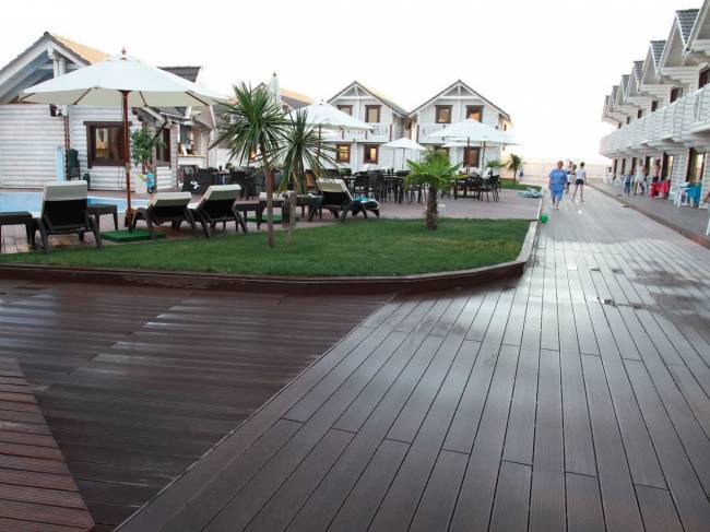 Террасная доска DARVOLEX шовная, 150*23,5*6000 мм, венге Террасная доска DARVOLEX шовная, 150*23,5*6000 мм, венге