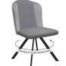 Стул DikLine 299 поворотный NS10 GREY/C50 светло-серый, ножки черные