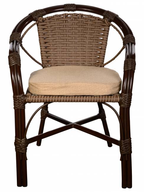Кресло Bali (Бали) из искусственного ротанга, орех Кресло Bali (Бали) из искусственного ротанга, орех