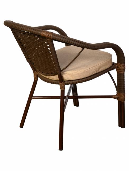 Кресло Bali (Бали) из искусственного ротанга, орех Кресло Bali (Бали) из искусственного ротанга, орех