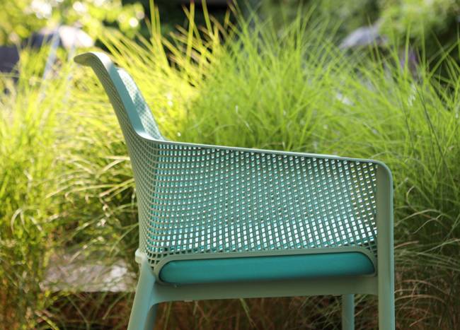 Диван пластиковый Net Bench ментоловый 1160х700х860 мм