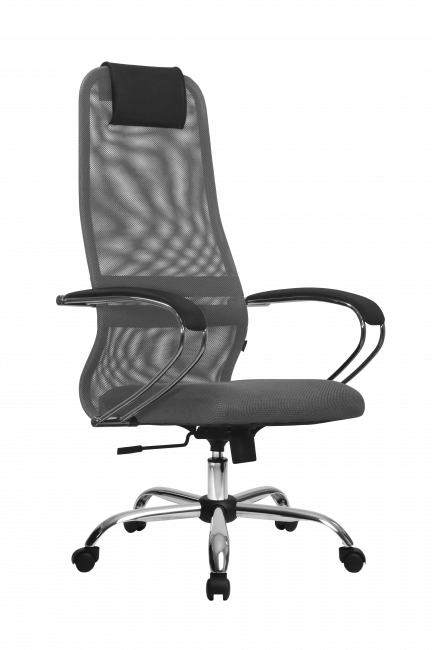 Кресло SU-B-8/подл.131/осн.003, светло-серый/светло-серый