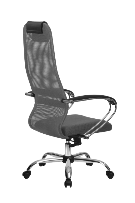 Кресло SU-B-8/подл.131/осн.003, светло-серый/светло-серый