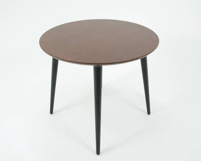 Стол Монте К 100 чёрное дерево/орех