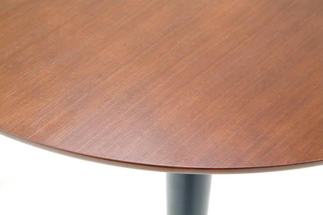 Стол Монте К 100 чёрное дерево/орех