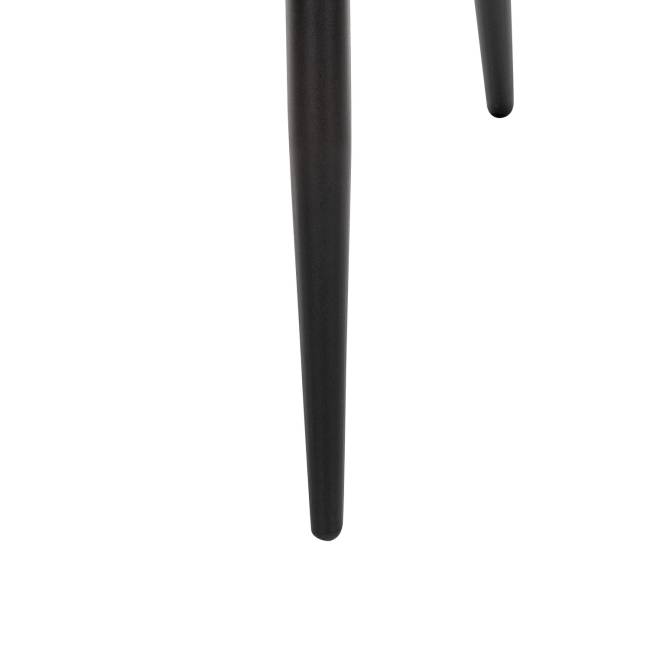 Стул с подлокотниками Leset Слим, каркас Черный, велюр Бежевый Бежевый Черный