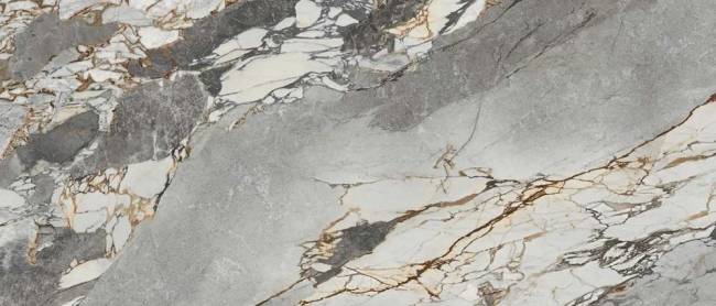 Стол АДАЖИО 240 (320) см MINERAL STONE NATURAL, керамика / Черный каркас М-City