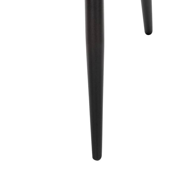 Стул с подлокотниками Leset Слим, каркас Черный, велюр Графит Графит Черный