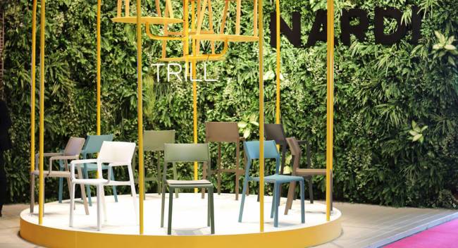 Стул пластиковый Trill Bistrot агава 500х515х825 мм Стул пластиковый Trill Bistrot агава 500х515х825 мм