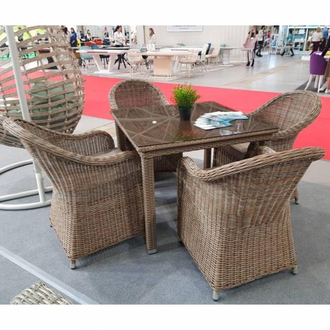 Комплект мебели T257B/Y490 Beige (4+1) Комплект мебели T257B/Y490 Beige (4+1)