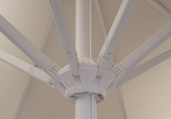 Зонт профессиональный 3х3 м Avocado серебристый, черный 3000х3000 мм