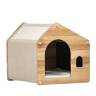 Домик для животных Leset Флёр Натуральное дерево Бежевый
