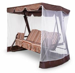 Тент-крыша + москитная сетка Золотая Корона 76 250х172х185, шоколад