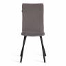Стул обеденный La Rousse флок , серый/черный, 29, 49х50х93 серый флок Стул обеденный La Rousse флок , серый/черный, 29, 49х50х93 серый флок