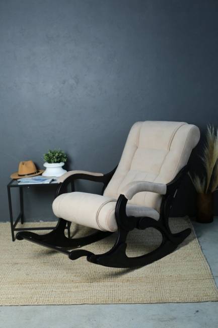 Кресло-качалка Родос, ткань песок