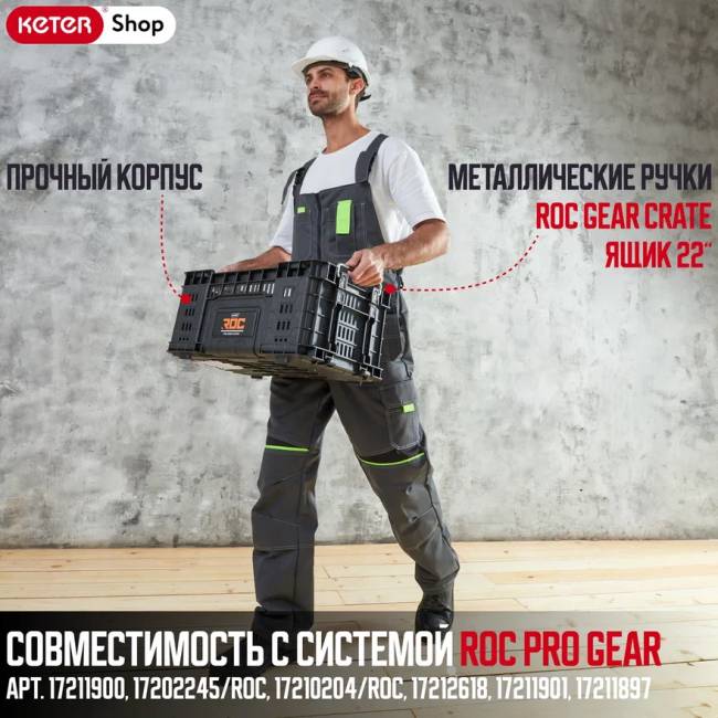 ROC Gear Crate Ящик  22" для инструментов 33.8 L (17202245/ROC)