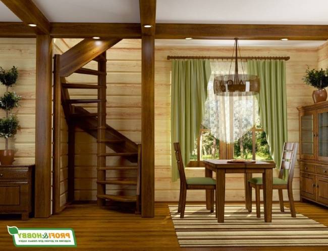 Деревянная лестница ЛС-1.2х