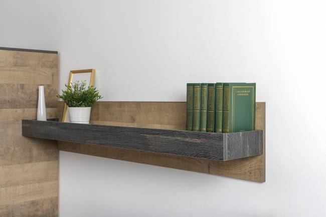 Полка Трувор 15.60 цвет дуб гранж песочный/интра Полка Трувор 15.60 цвет дуб гранж песочный/интра