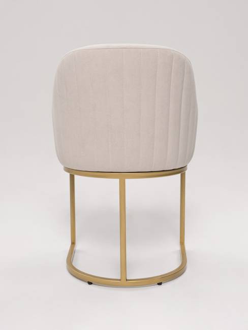 Стул Amely ivory / Gold