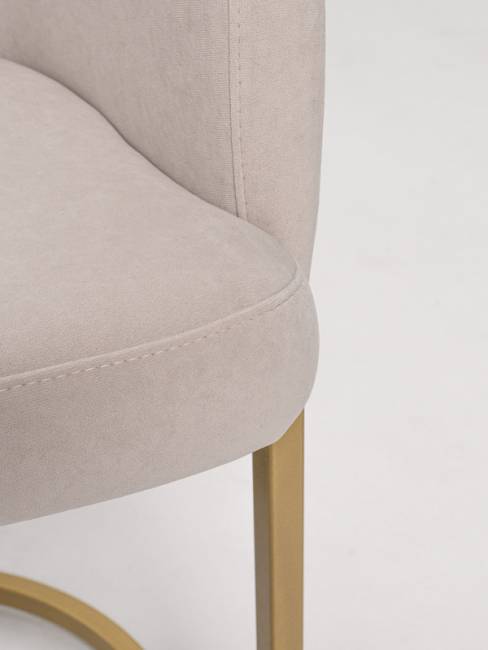 Стул Amely ivory / Gold