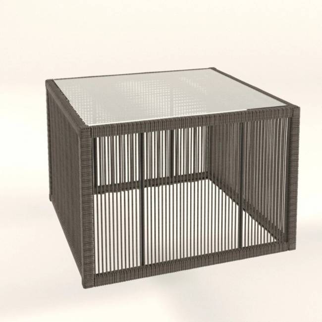 Комплект для отдыха "Канцлер" №2, из искусственного ротанга , 1+1+2, коричневый, темно-серый