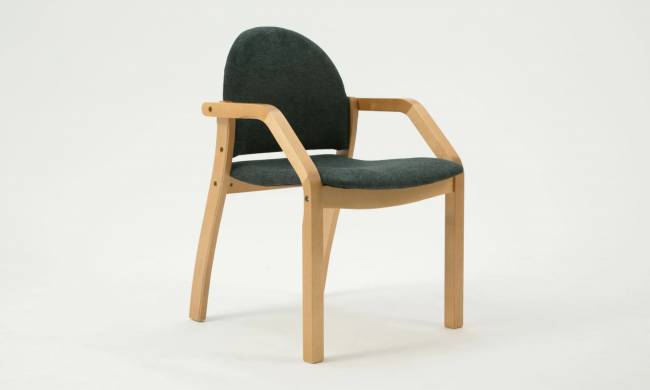 Стул-кресло Джуно 2.0 натур/зелёный